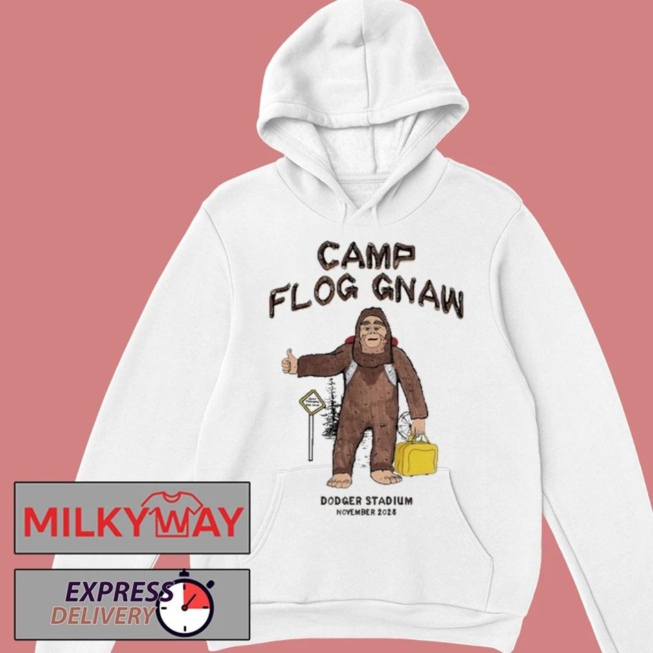 Camp Flog Gnaw Dodger Stadium November 2025 Sasquatch shirt