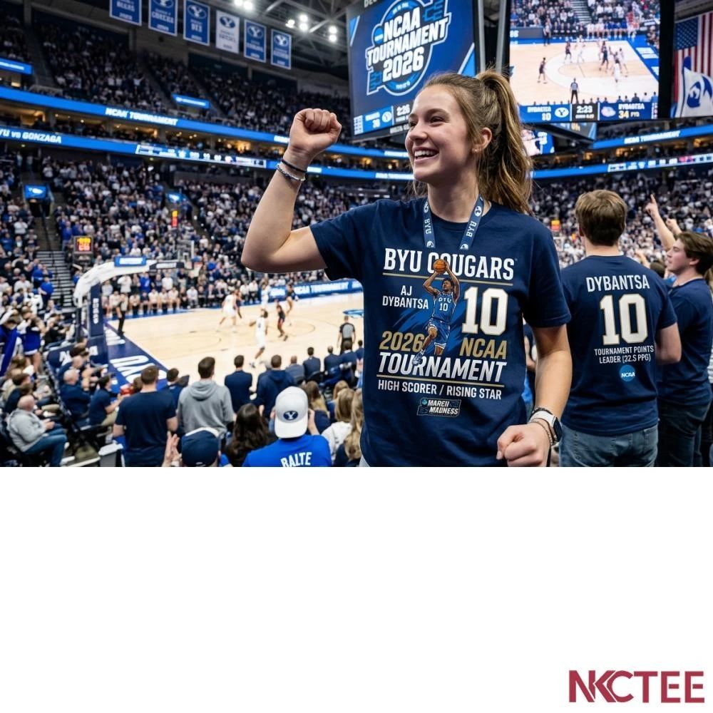 NKCtees 2026 NCAA Tournament High Scorers AJ Dybantsa (BYU) shirt
