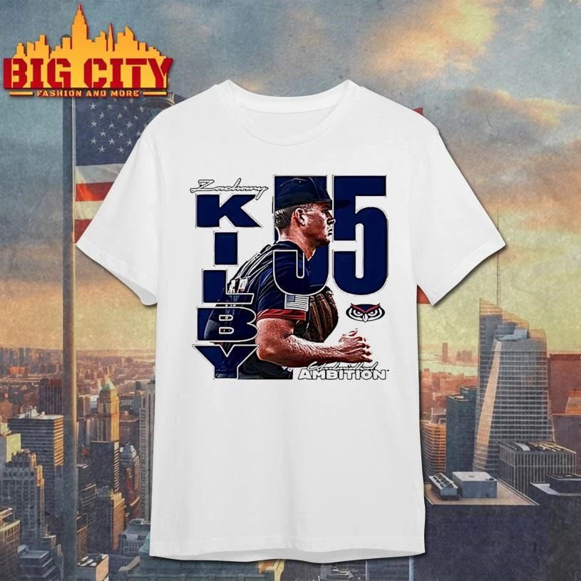 Zach Kilby Fau Basketball Ncaa Graphic 26 Shirt