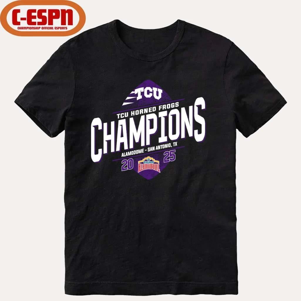 TCU Football 2025 Alamo Bowl Champions T-Shirt