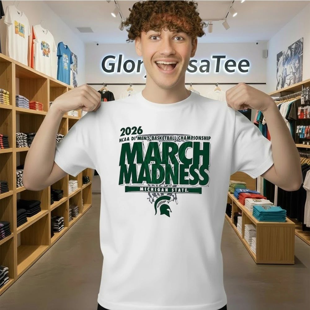 Michigan State March Madness Ncaa DI Men’s Basketball Championship 2026 Shirt