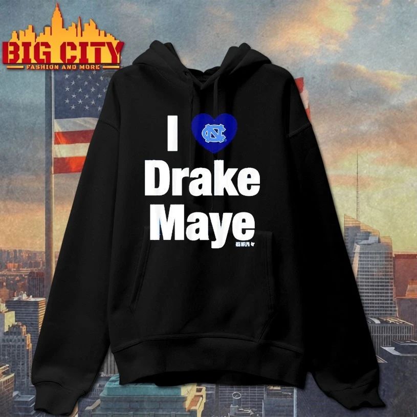 UNC Football I Heart Drake Maye t-shirt