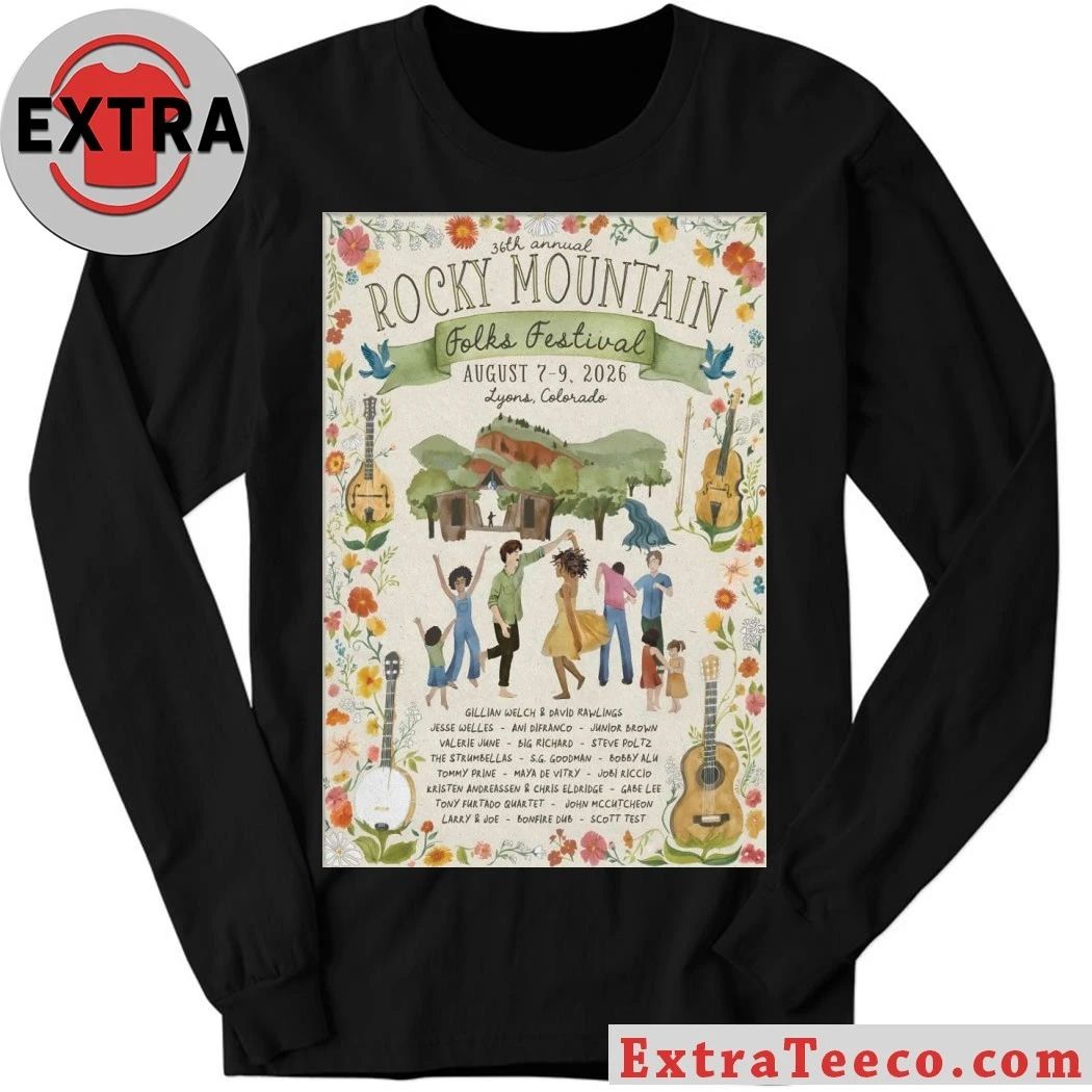 36th Annual Rocky Mountain Event Lyons CO On Aug 7-9 2026 Poster Shirt