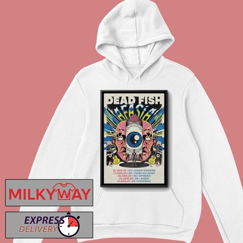 Dead Fish Jan 2026 Tour Poster shirt