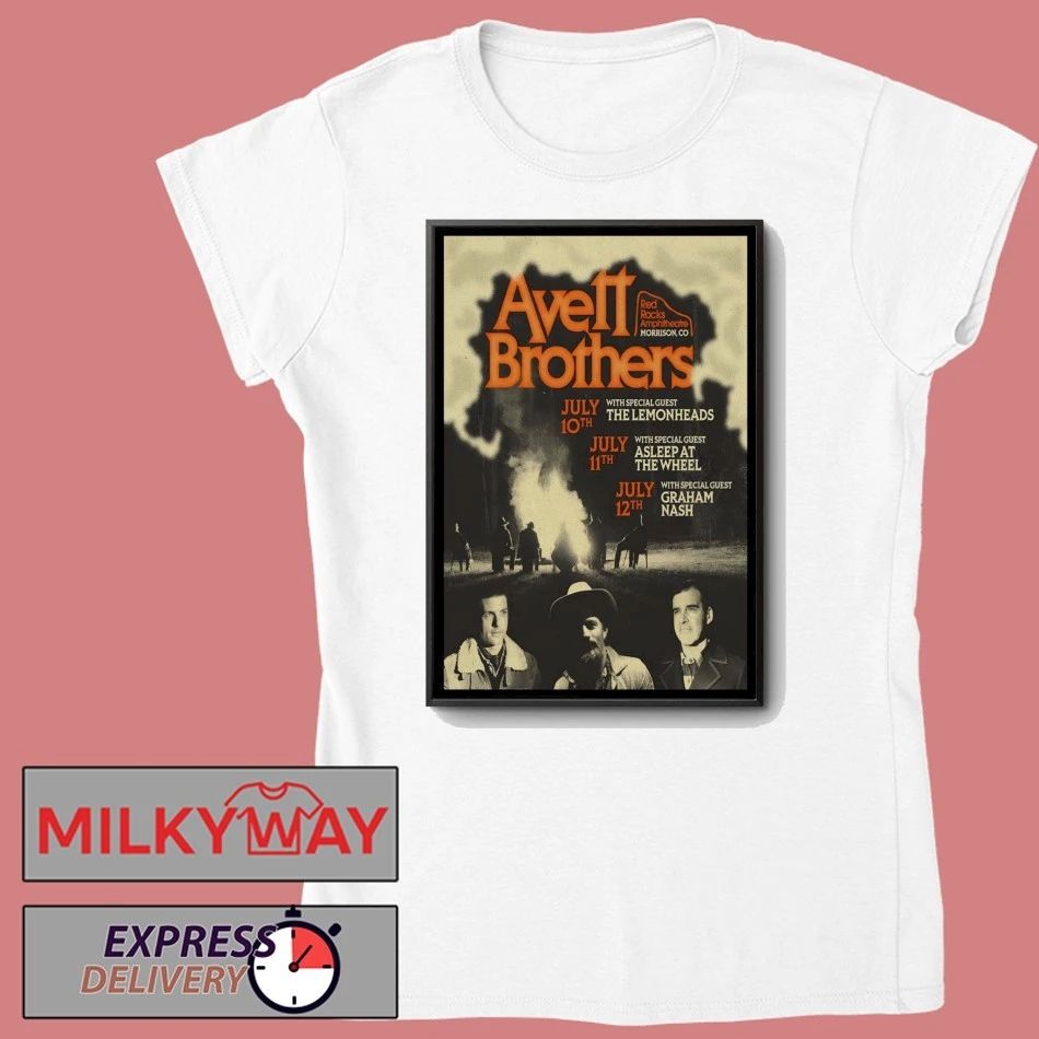 The Avett Brothers 7 10-7 12 2026 Morrison CO Poster shirt