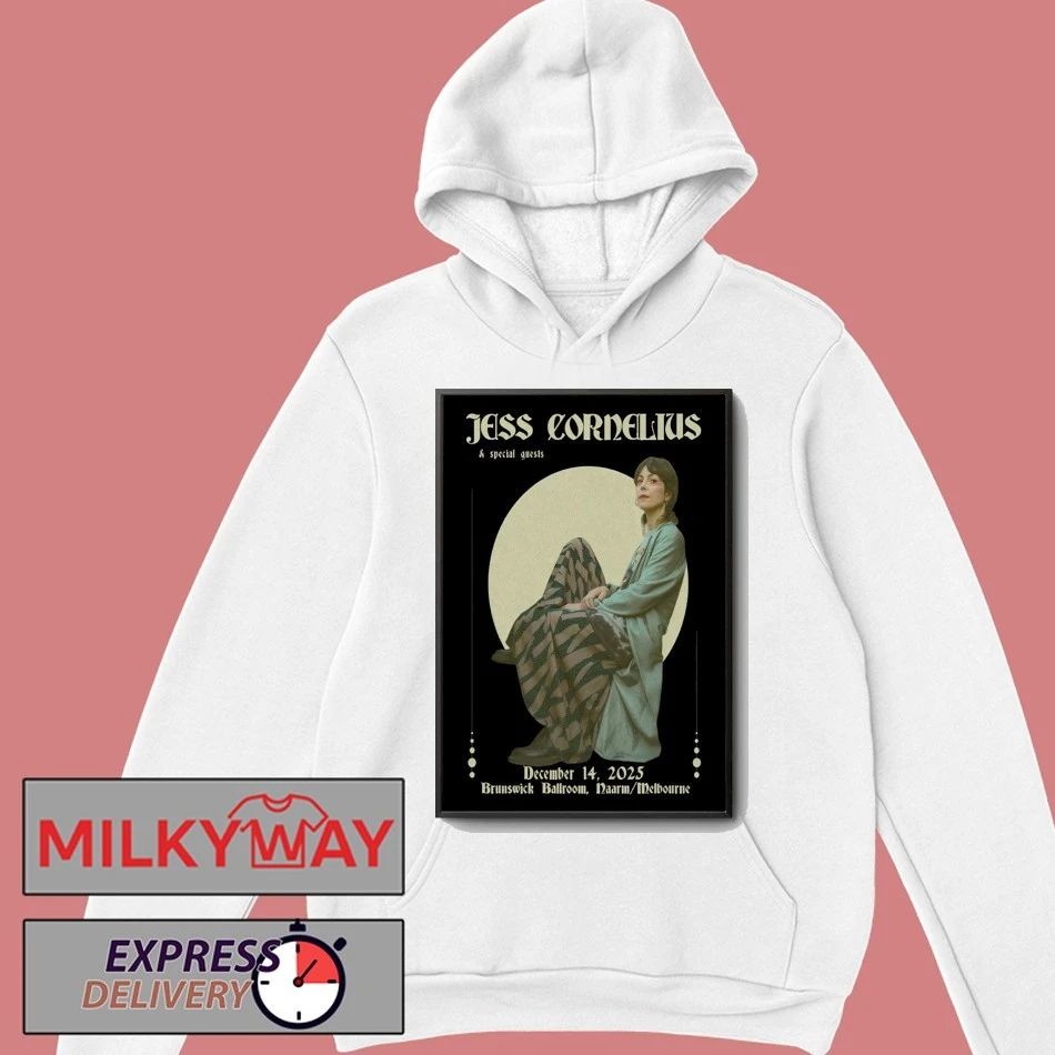 Jess Cornelius 12 14 2025 Brunswick Ballroom in Brunswick VIC Poster shirt