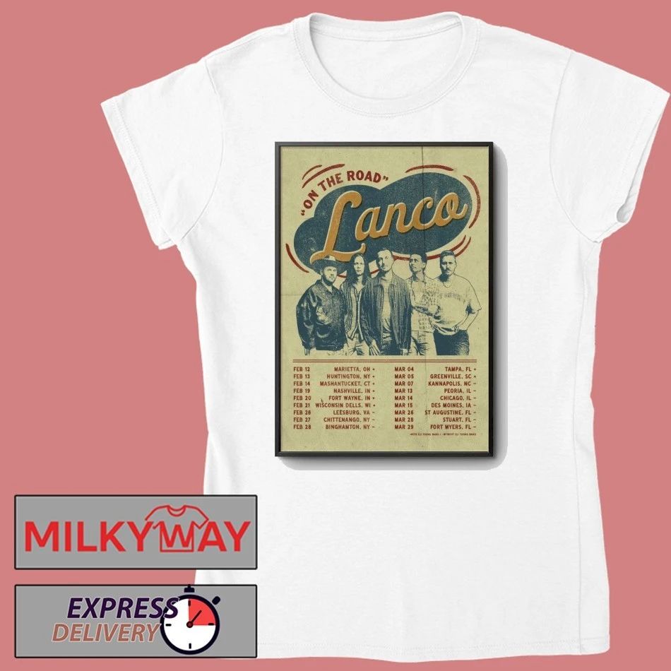 Poster LANCO On The Road Tour 2026 shirt