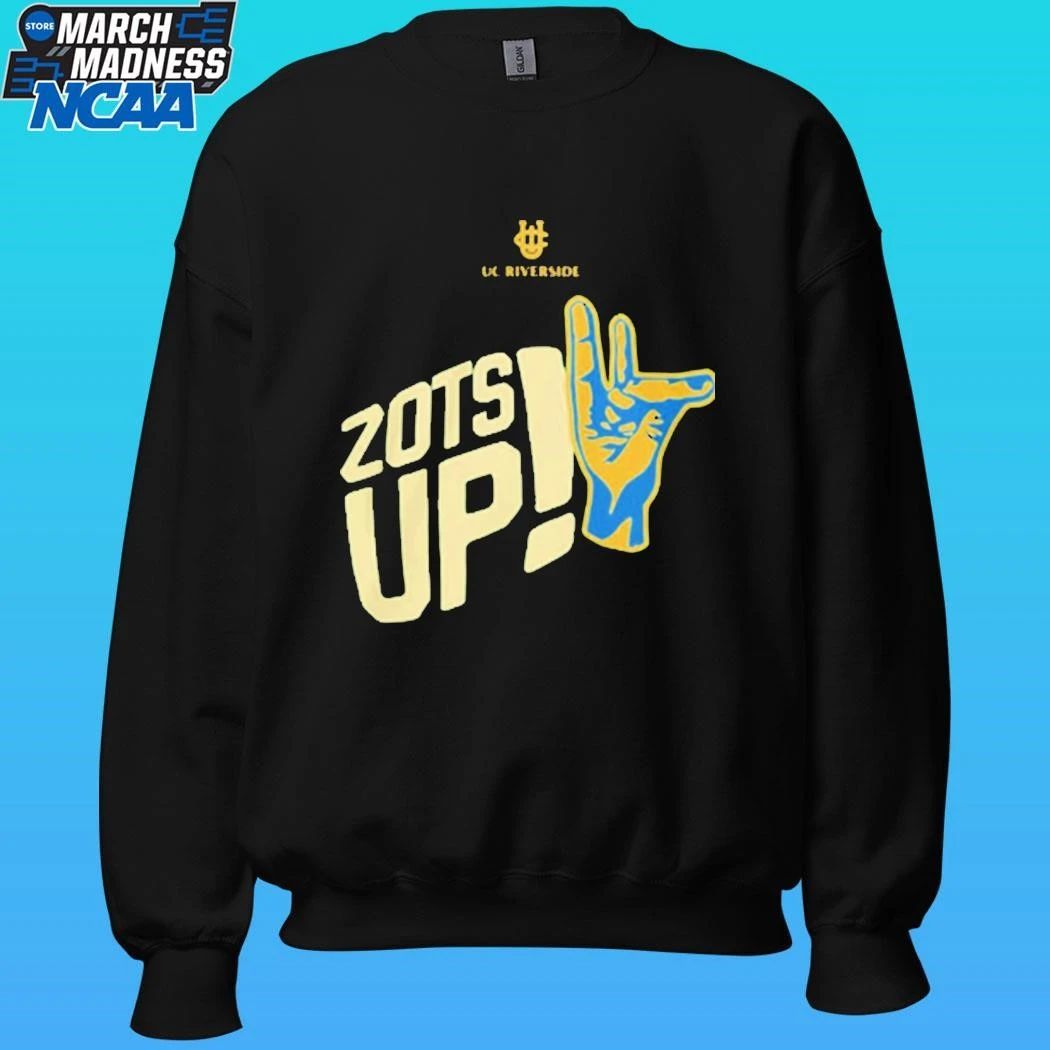 Uci Men’s Basketball Zots Up Hand Shirt