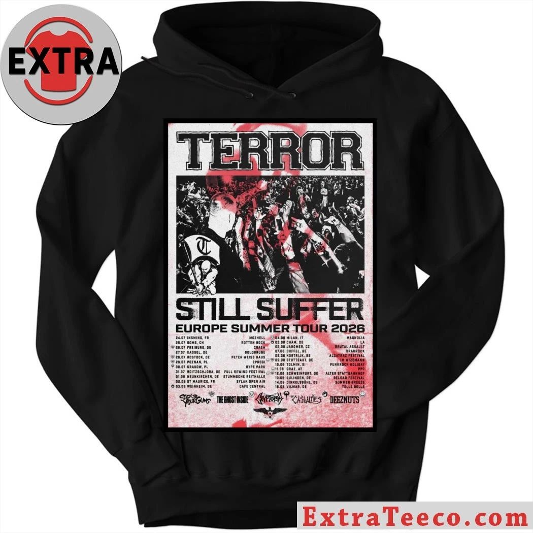 TERROR Europe 2026 Summer Shows Poster Shirt