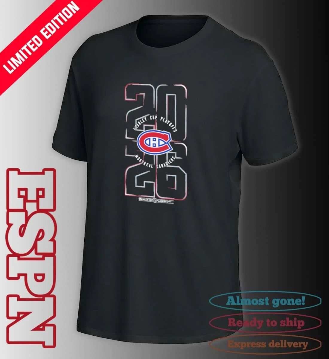 Montreal Canadiens 2026 Stanley Cup Playoffs Bold T-Shirt