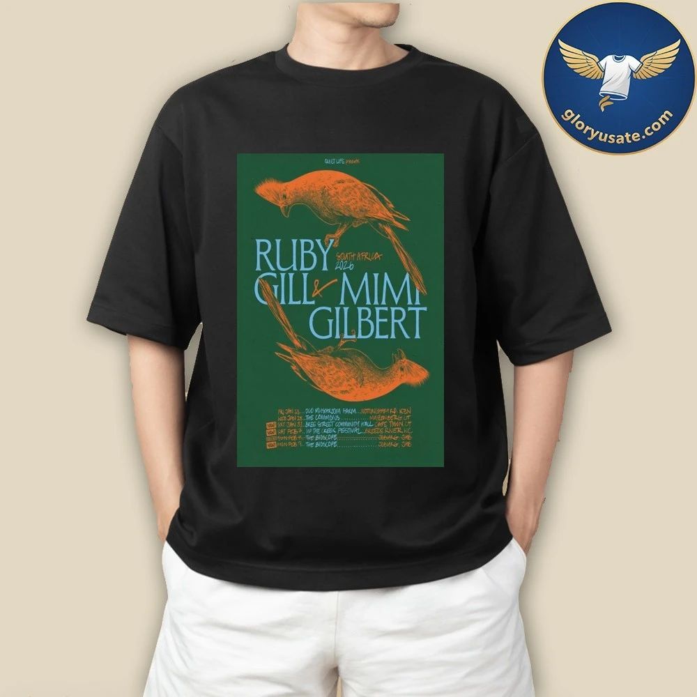 Ruby Gill And Mimi Gilbert 2026 South Africa Shows Poster Shirt