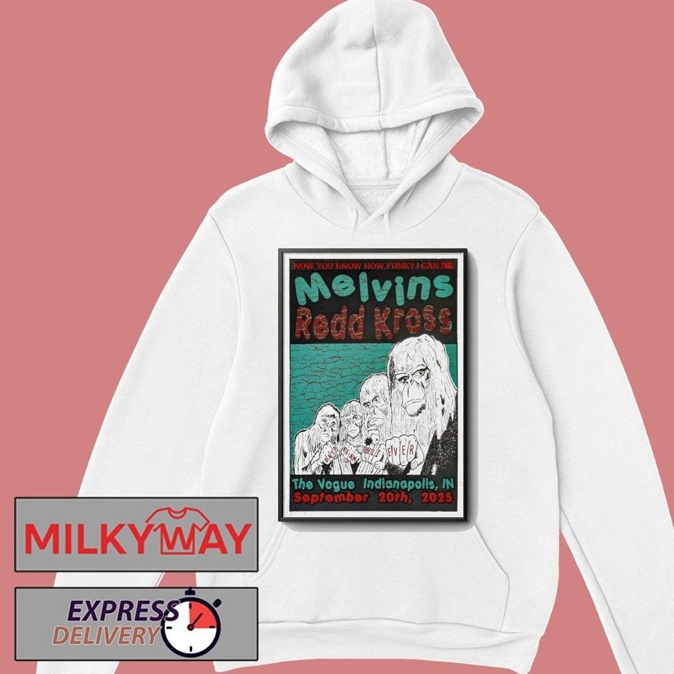 Melvins And Redd Kross Indianapolis Tour On Sep 20 2025 Poster shirt