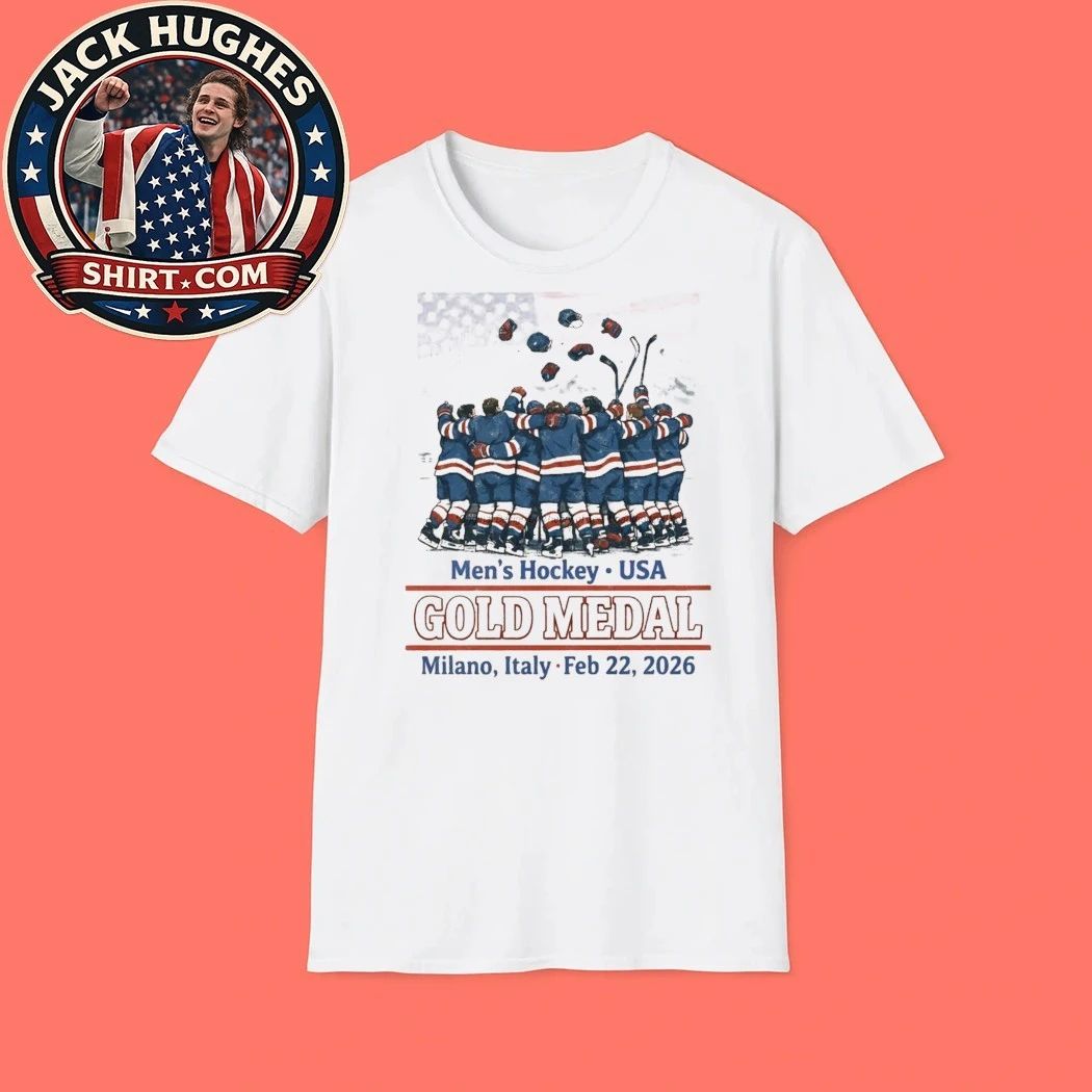 Men’s Hockey Gold in Milan USA Gold Medal Milano Italy Feb 22 2026 Trending Shirt