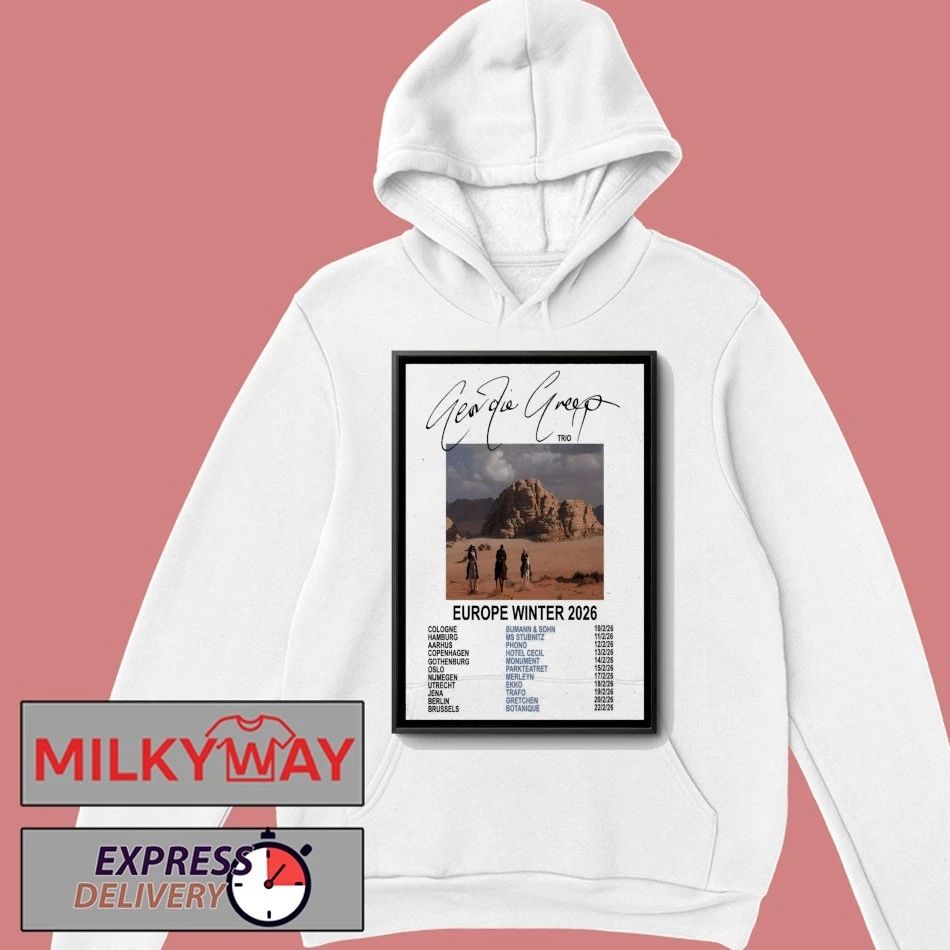 Poster Geordie Greep Tour Europe Winter 2026 shirt