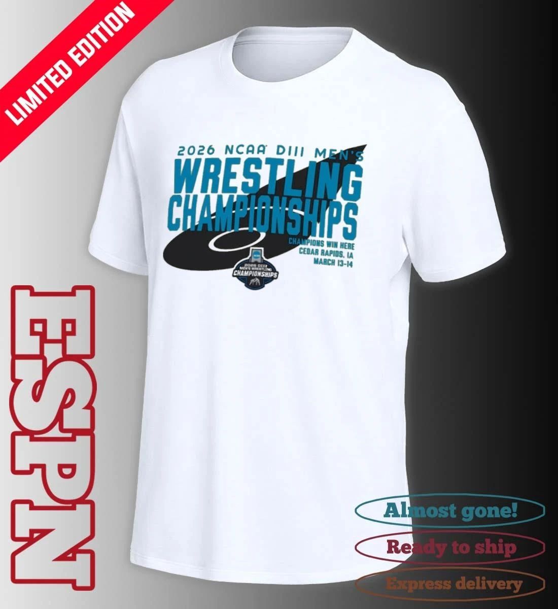 Championship NCAA DIII Wrestling T-Shirt