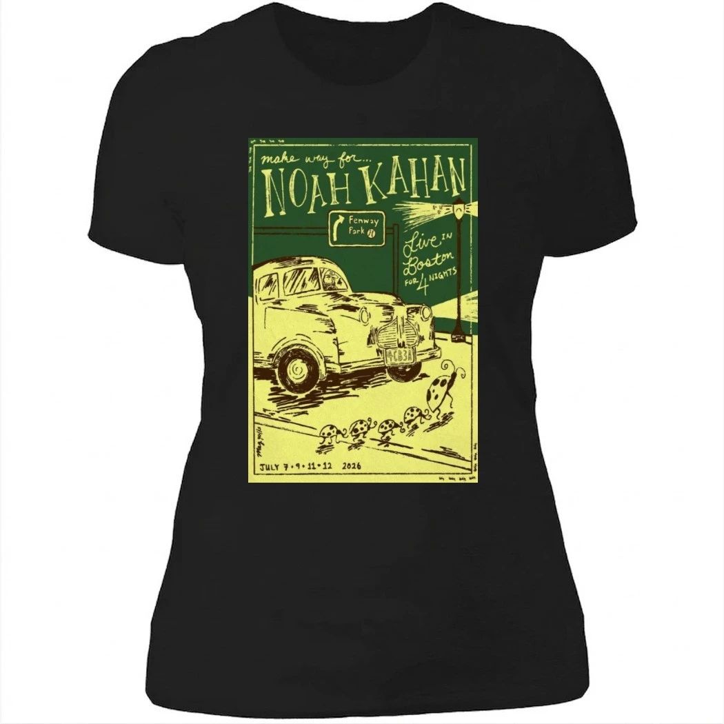 Noah Kahan July 7-12 2026 Fenway Fark Poster Shirt