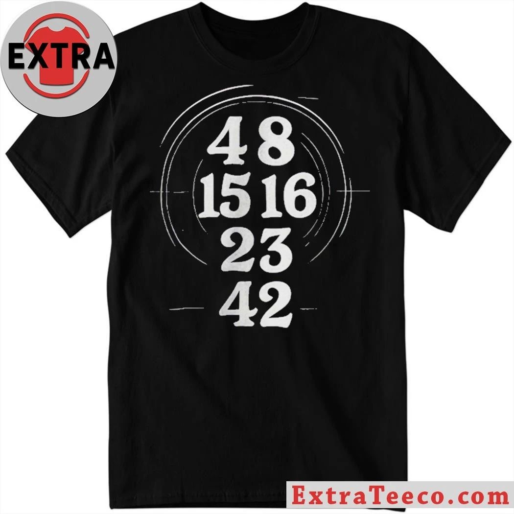 Dharma Initiative Retro Sci-Fi LOST Numbers T-Shirt