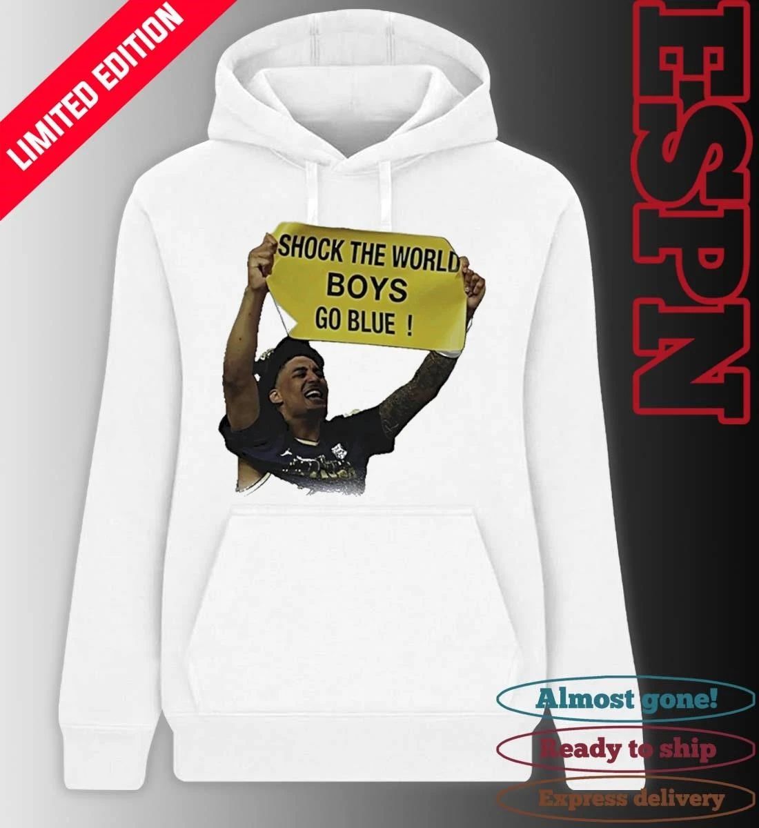 Shock The World Boys Go Blue Michigan Wolverines Basketball Shirt