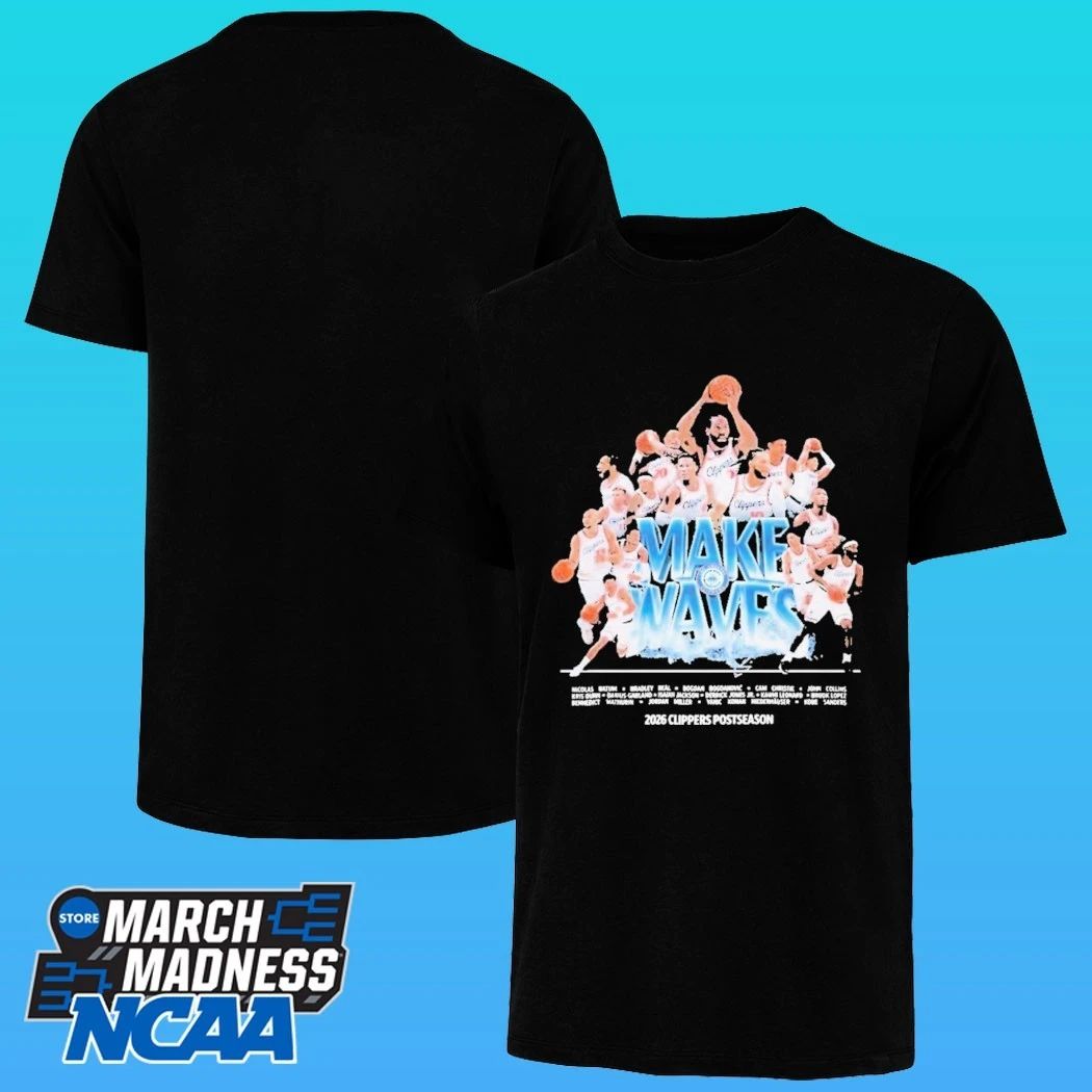 Los Angeles Clippers NBA Playoffs 2026 Make Waves Shirt