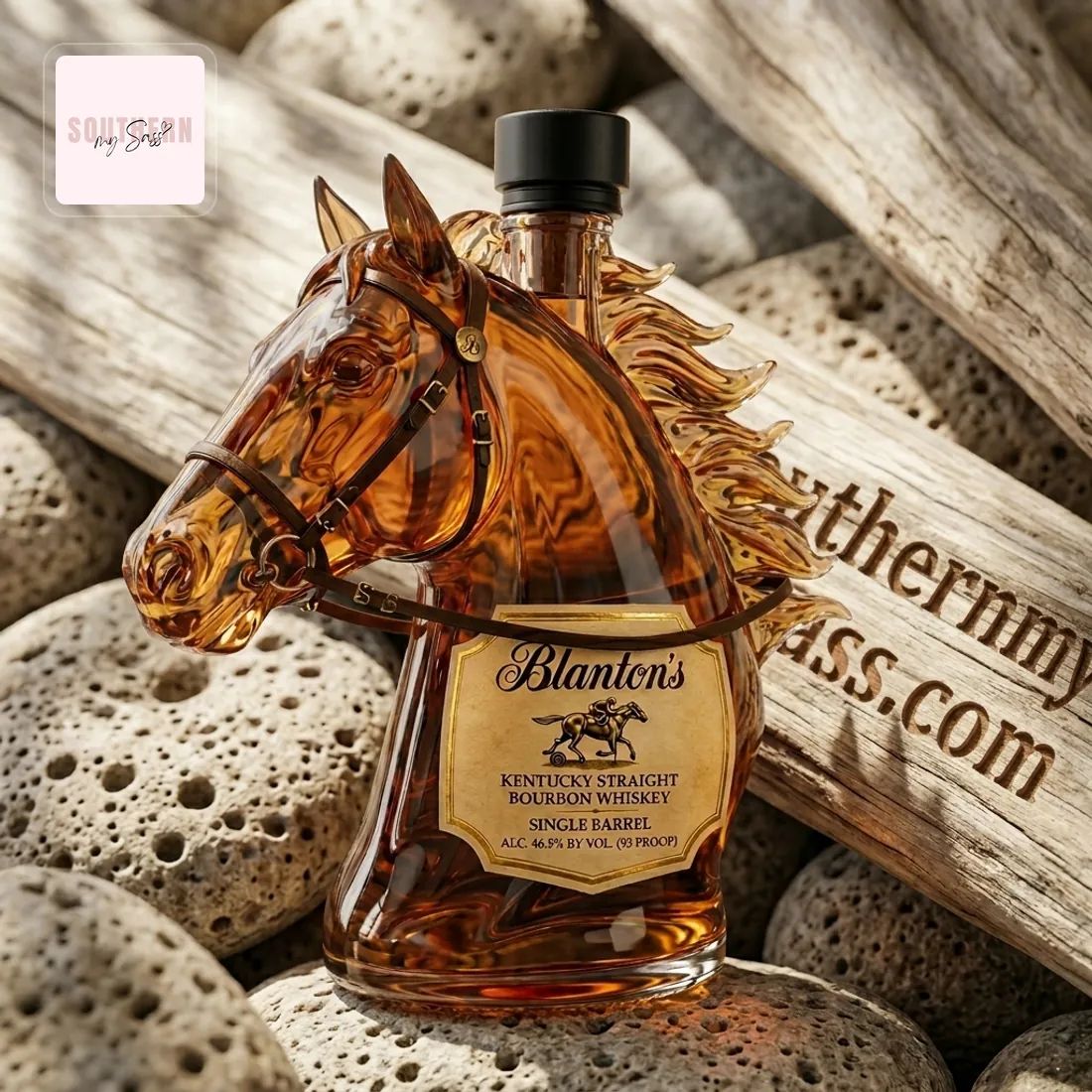 Blanton’s Horse Head Luxury Whiskey Bottle