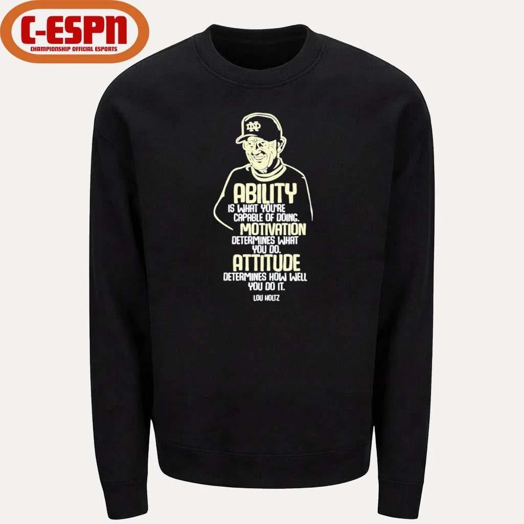 Coach Lou Holtz in our prayers and honoring the legacy he built at Notre Dame Shirt