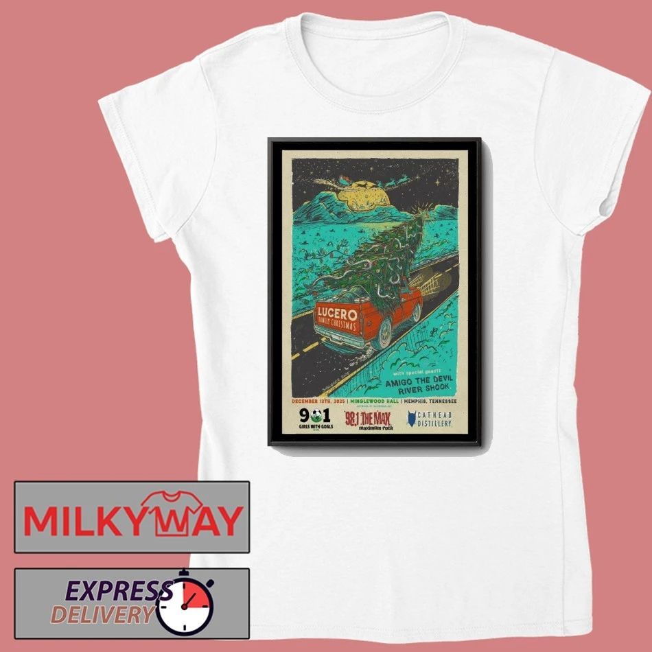 Lucero Tour Memphis, TN 2025 Poster shirt