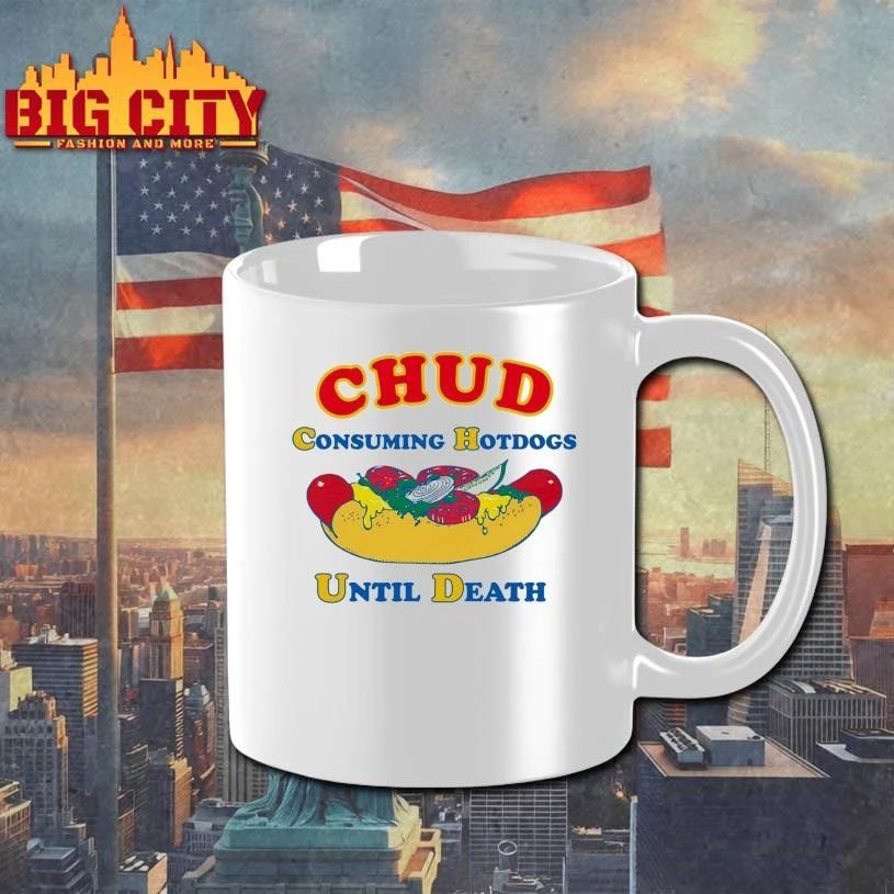 CHUD Consuming Hotdogs Until Death Funny Shirt