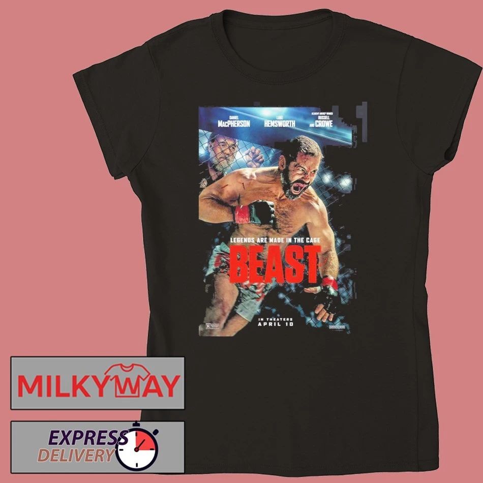 Russell Crowe Beast MMA Movie Legends Are Made In The Cage In Theaters On April 10 2026 T-Shirt