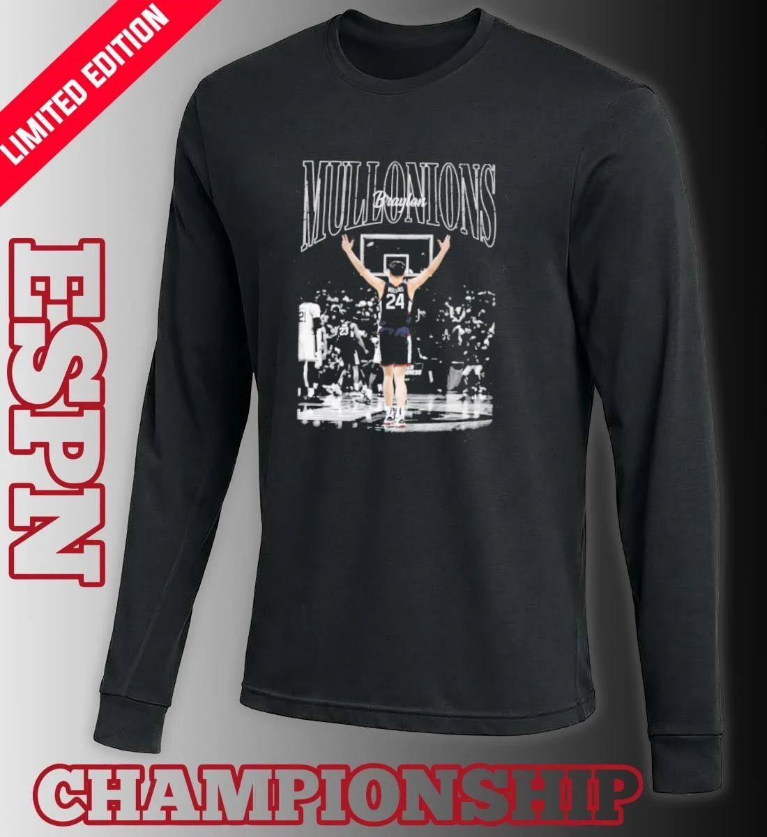 Vintage 90s Braylon Mullins Basketball March Madness Shirt