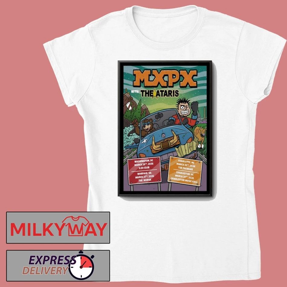 MxPx March 2026 New Tour Poster shirt