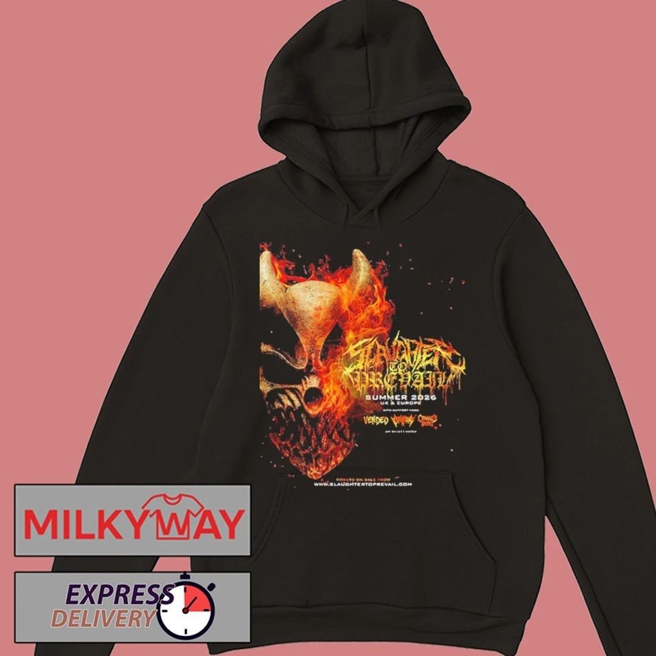Slaughter To Prevail Summer 2026 UK And Europe Tour Schedule Tour Dates shirt