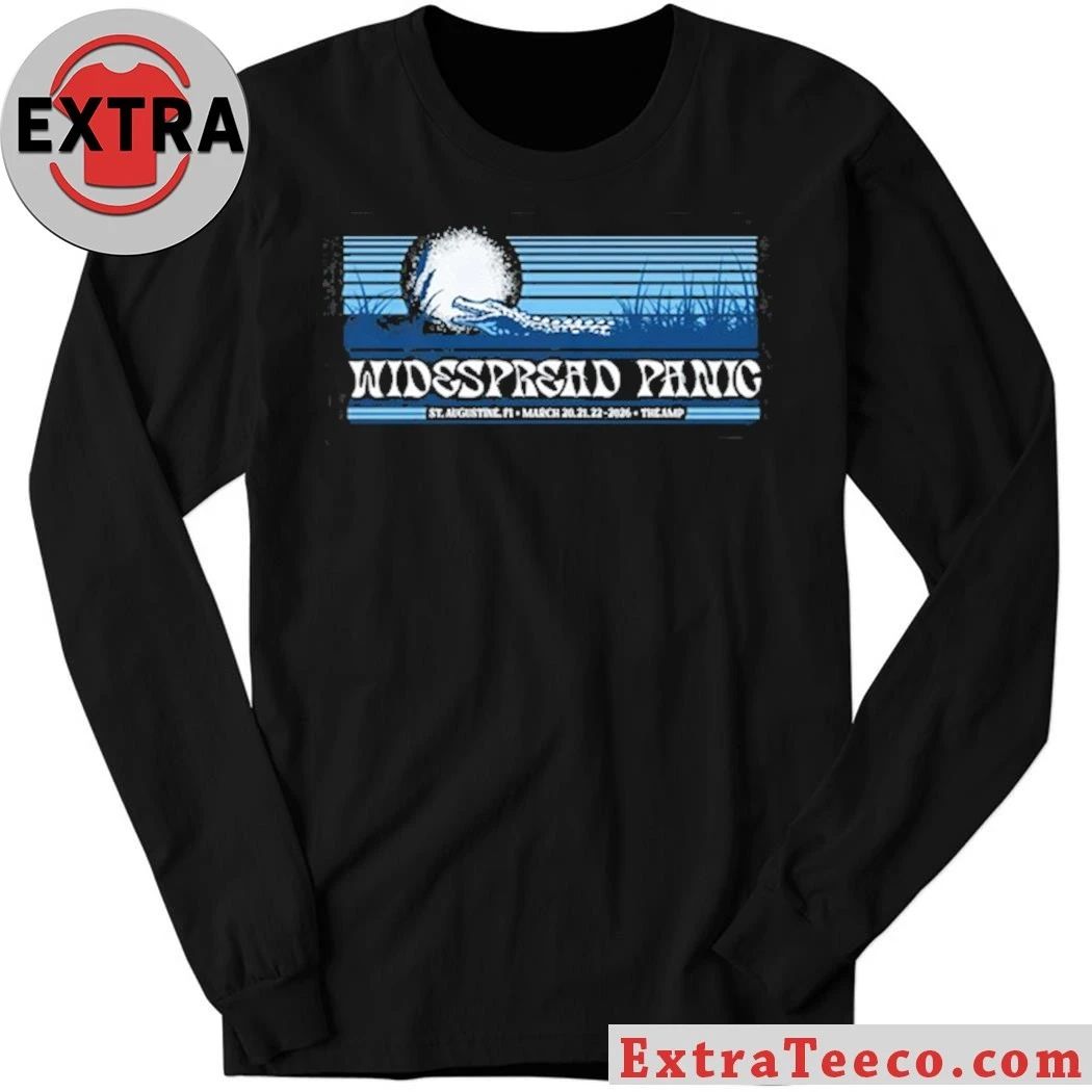 Widespread Panic at Saint Augustine Amphitheatre March 20-22, 2026 Event Shirt