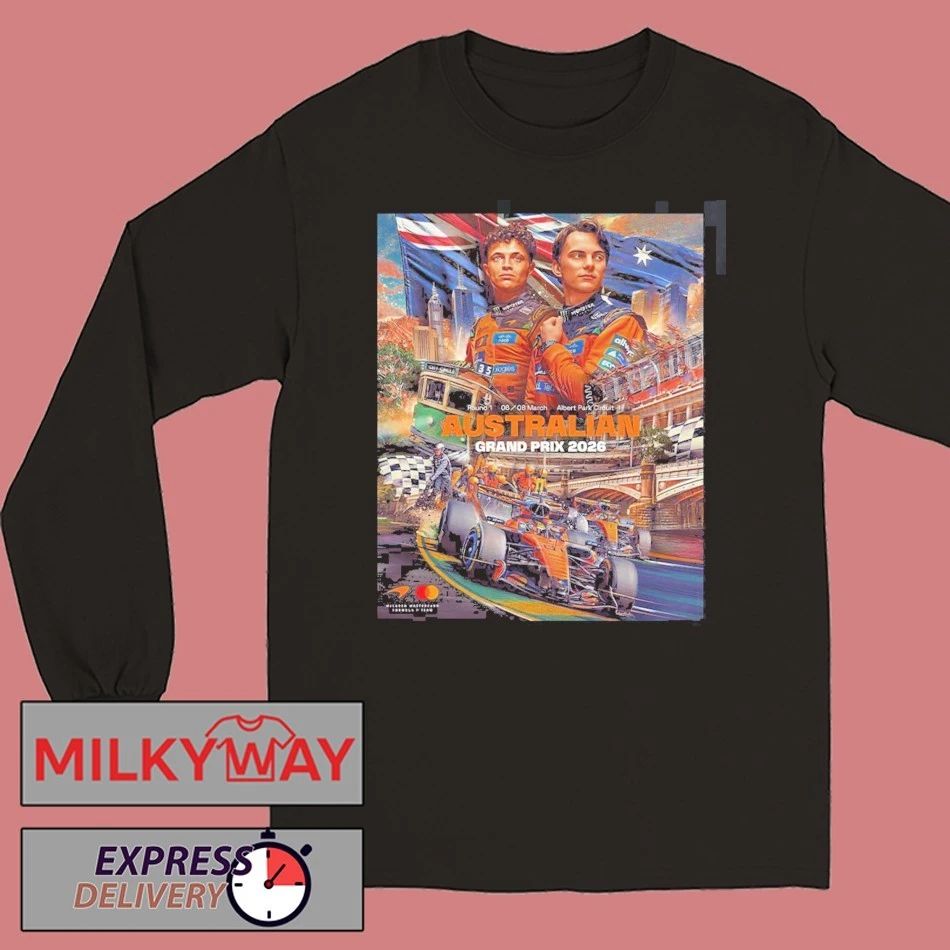 McLaren F1 Team 2026 Australia Grand Prix From 6-8 March At Albert Park In Melbourne T-Shirt