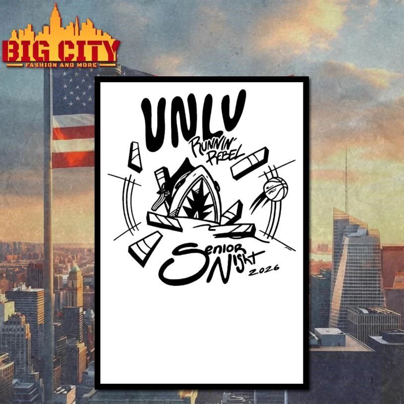 UNLV Basketball Senior Night 2026 Shirt