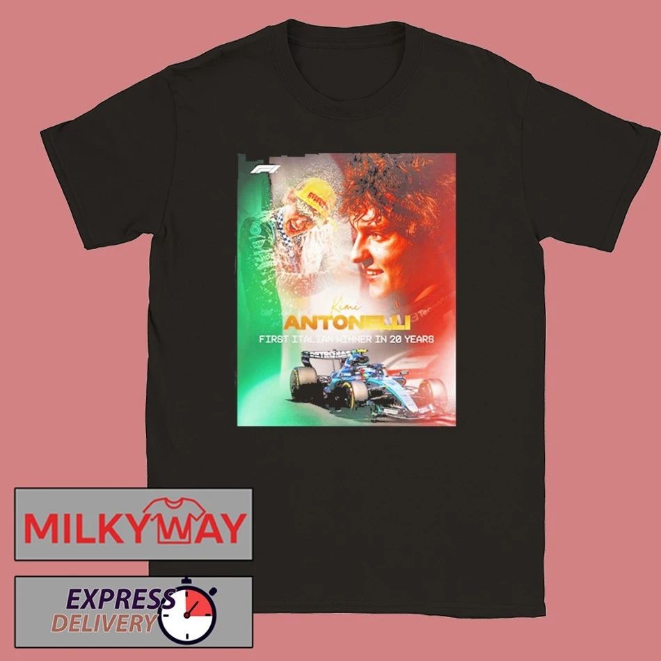 F1 Kimi Antonelli First Italian Winner In Chinese Grand Prix 2026 shirt