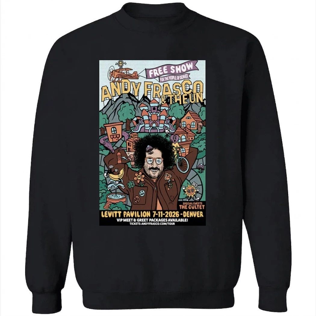 Andy Frasco July 11 2026 Levitt Pavilion Denver Denver CO Tour Shirt