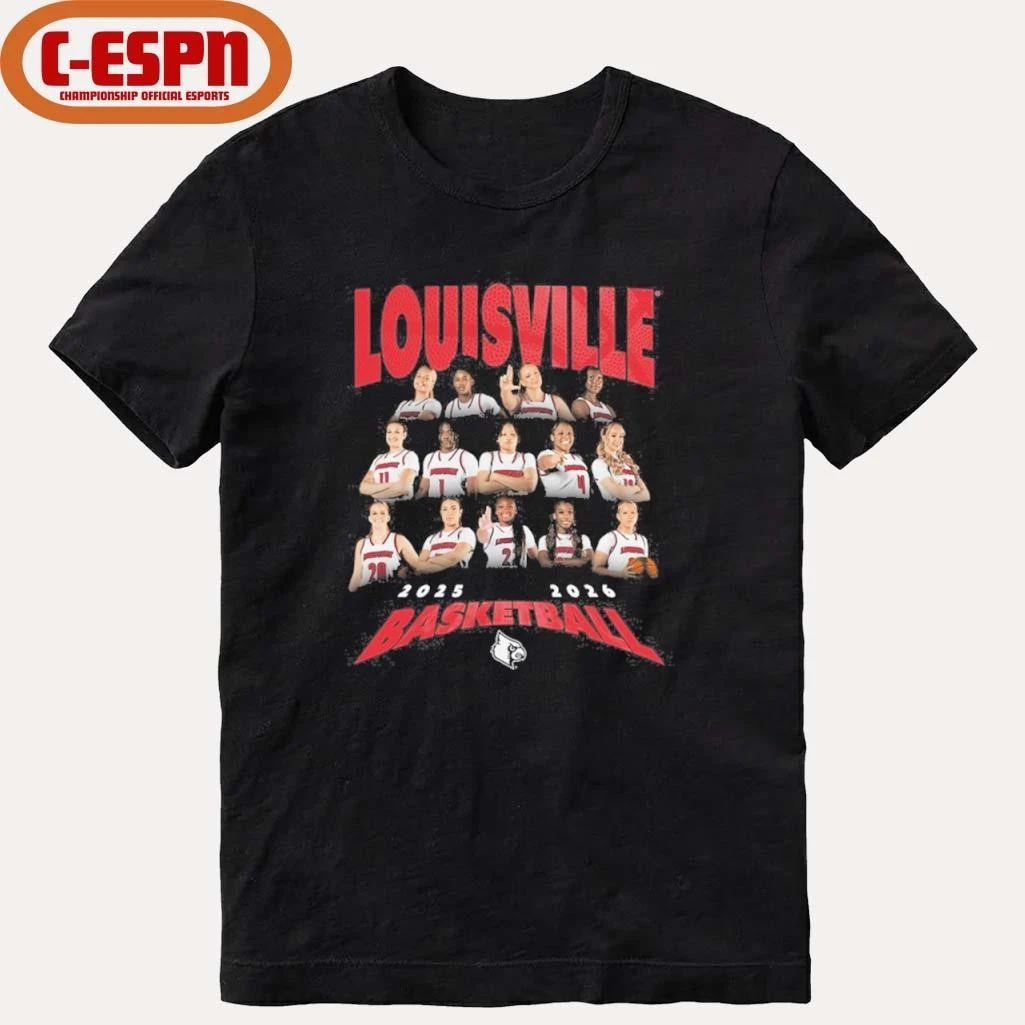 2025-2026 Louisville Women’s Basketball Team Shirt