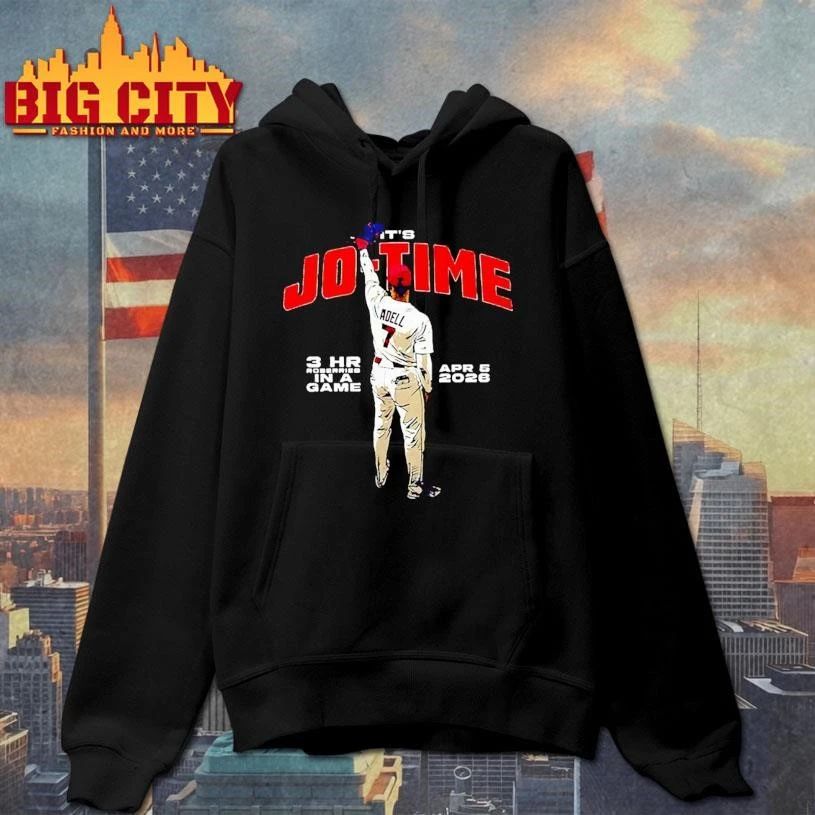 A It’s Jo-Time Jo Adell Los Angeles Angels Baseball Shirt