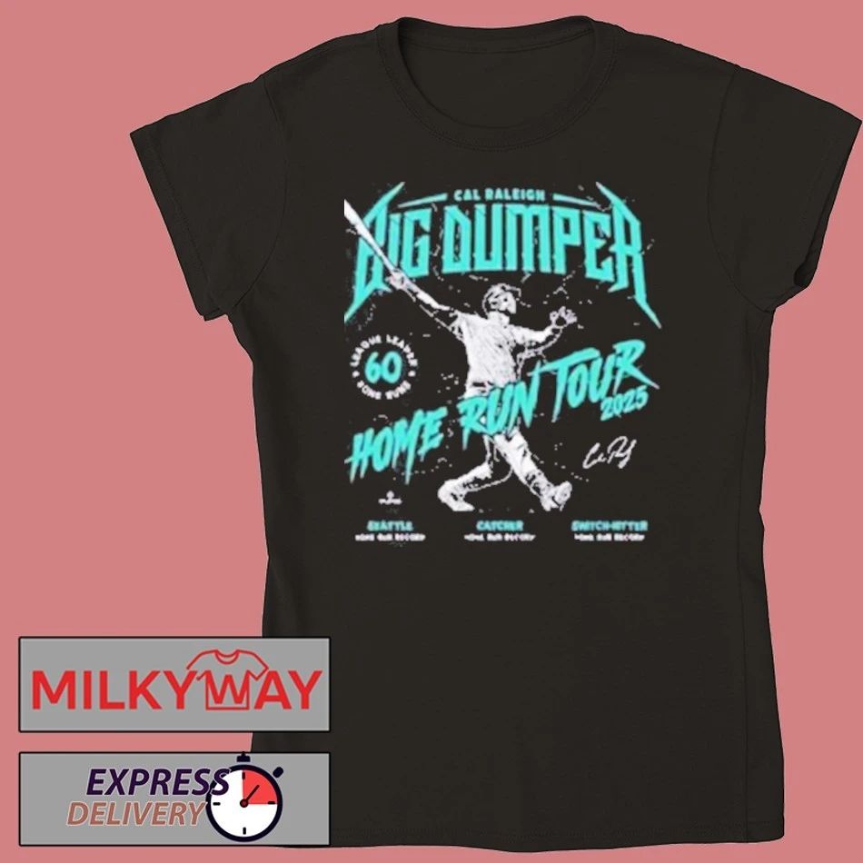 Cal Raleigh Big Dumper Home Run Tour 2025 MLBPA shirt