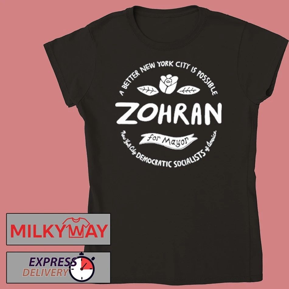 Zohran A Better New York is Possible Logo shirt