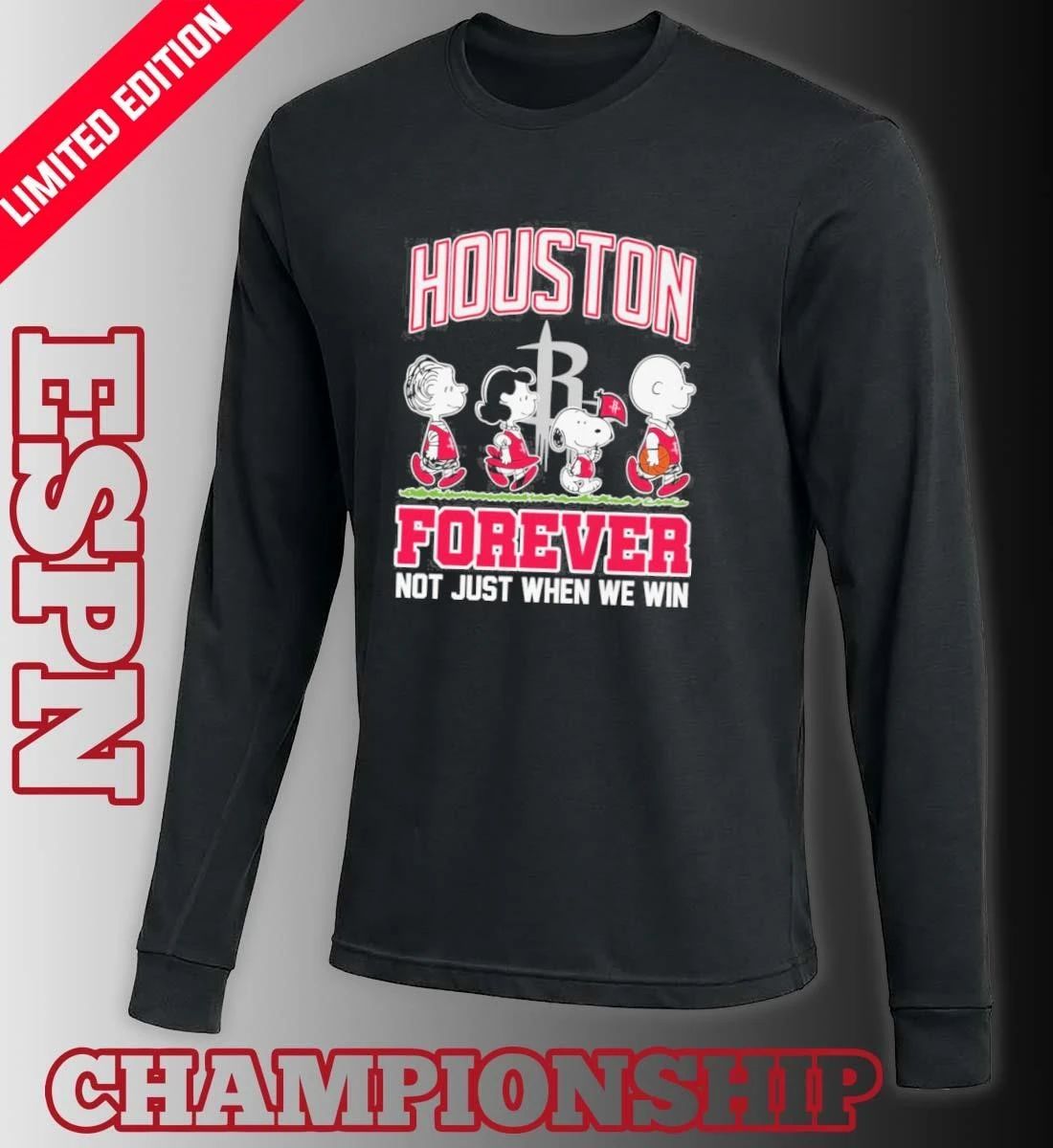 Forever The Peanuts Character X Houston Rockets Shirt