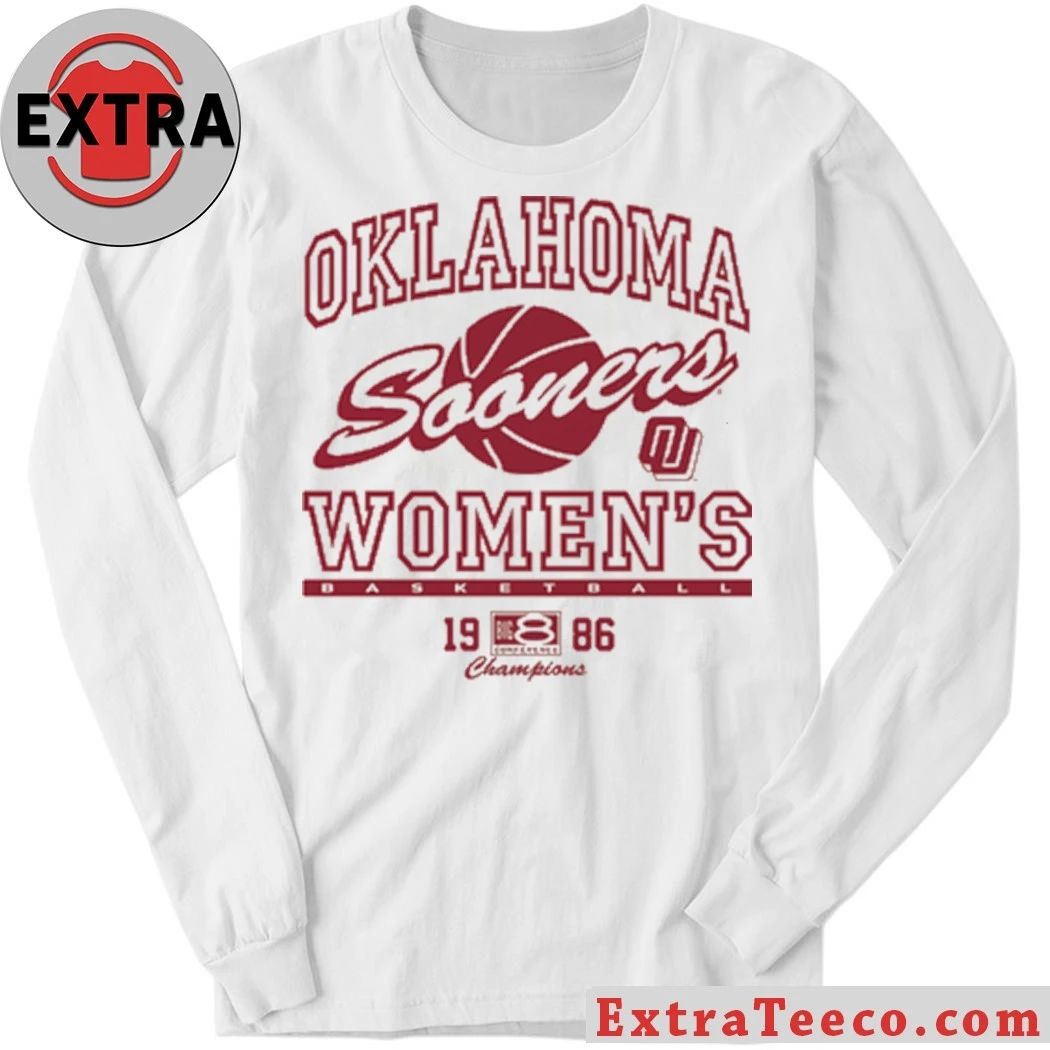 Oklahoma Women’s Basketball 1986 Big 8 Champs Heavyweight T-Shirt
