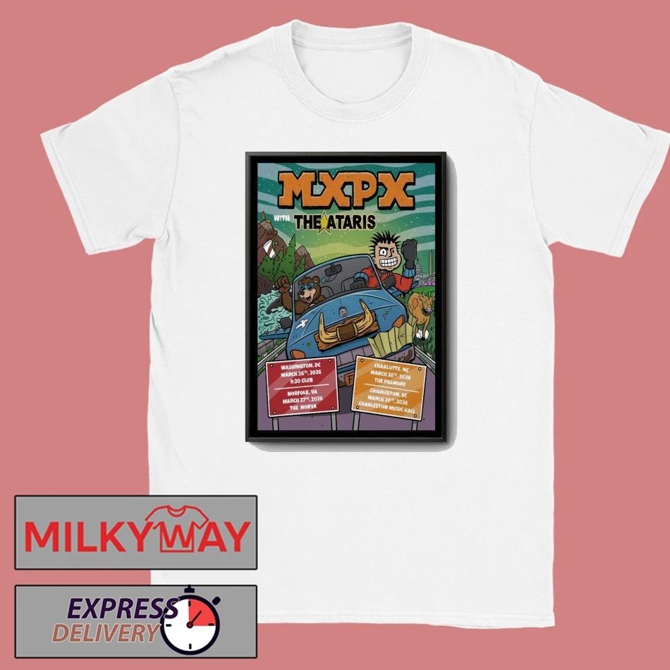 MxPx March 2026 New Tour Poster shirt