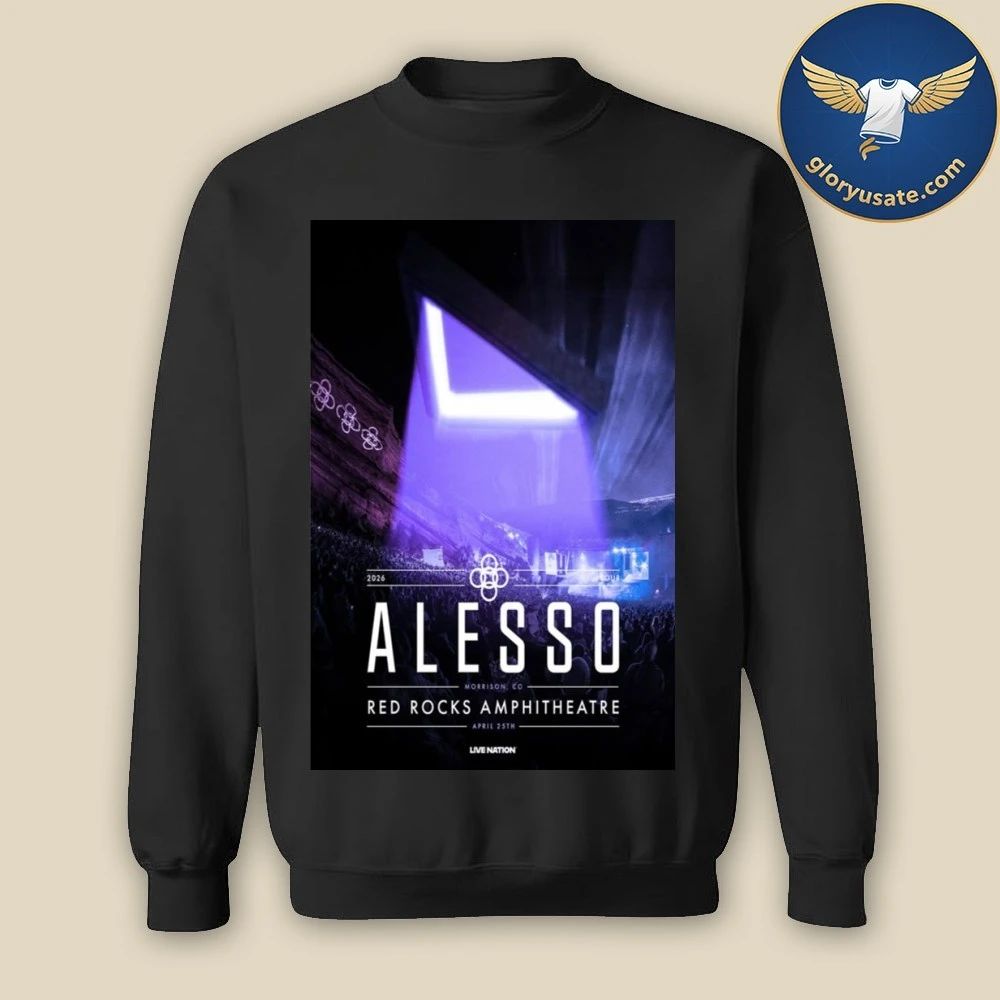 Alesso Apr 25 2026 Red Rocks Amphitheatre Morrison CO Poster Shirt
