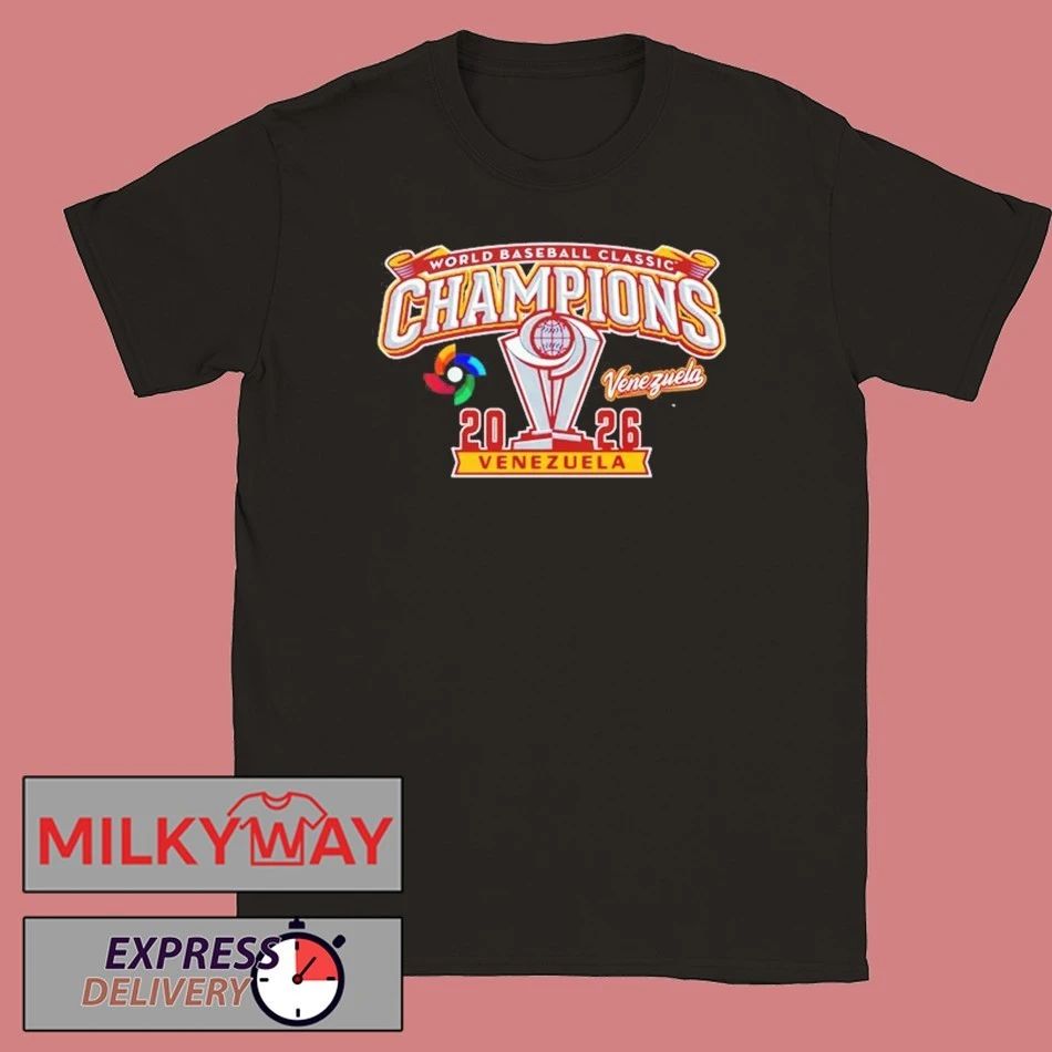Venezuela Baseball World Baseball Classic 2026 Champions Trophy Cup shirt