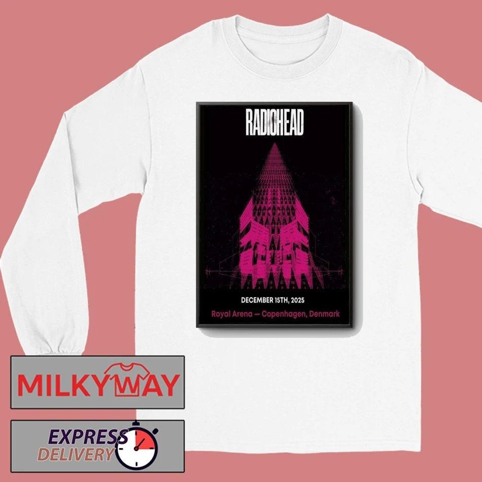 Radiohead Dec 15 2025 Poster Copenhagen, DE shirt