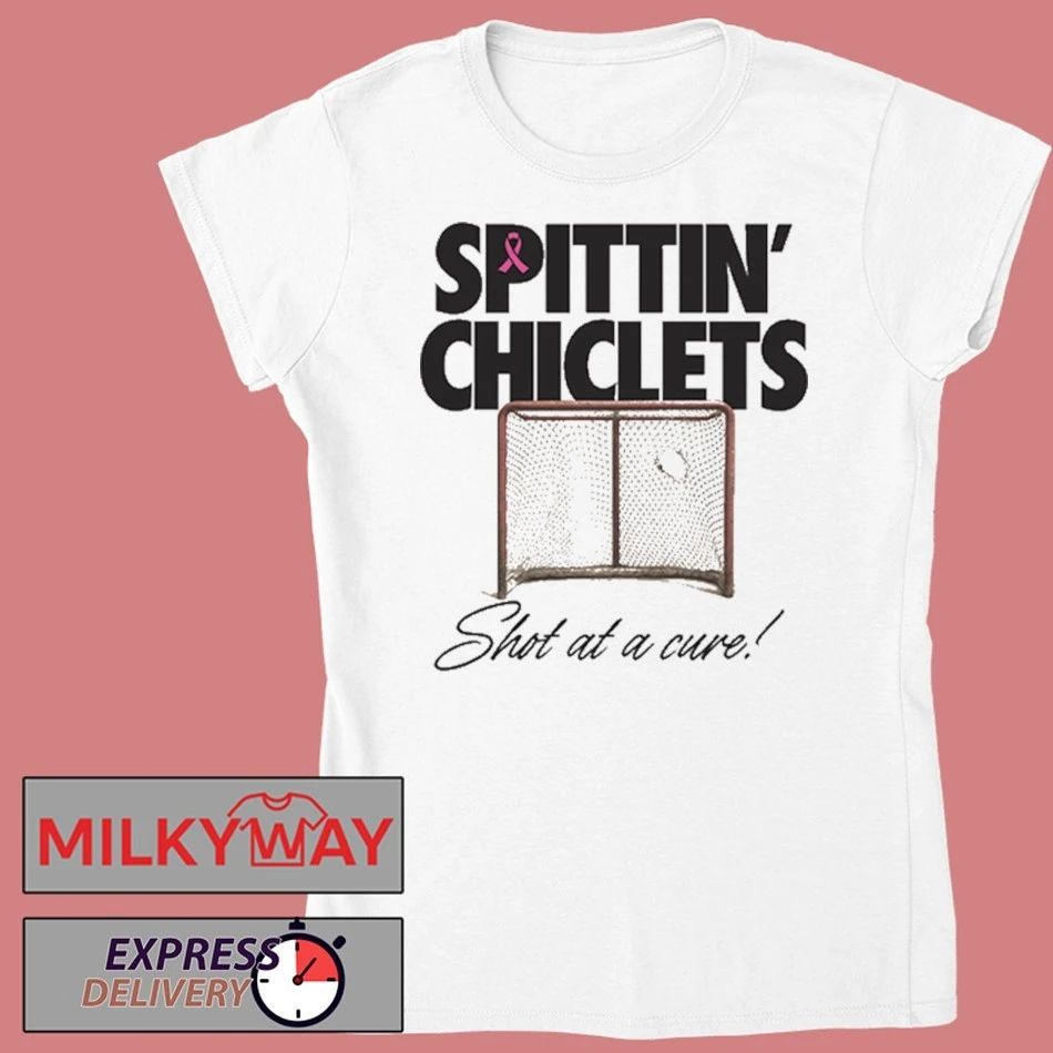 Breast Cancer Awareness Spittin Chiclets Shot At A Cure Shirt
