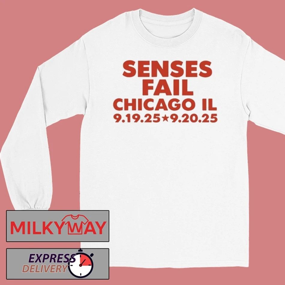 Senses Fail Tour Chicago, IL 09.19 + 09.20, 2025 Shirt