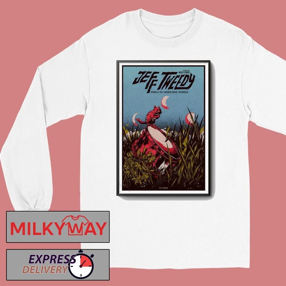 Jeff Tweedy Tour Oct 24 2025 Patchogue Theater Poster shirt