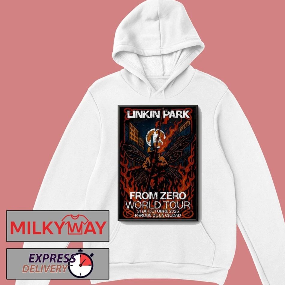 Linkin Park From Zero Oct 31 2025 Parque De La Ciudad Concert Poster shirt